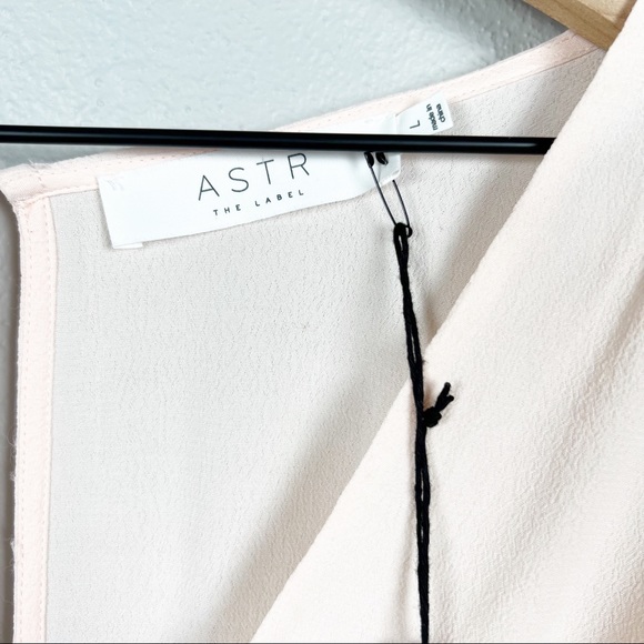 ASTR The Label Cadence Blush Pink Ruffle Romper - Picture 5 of 8